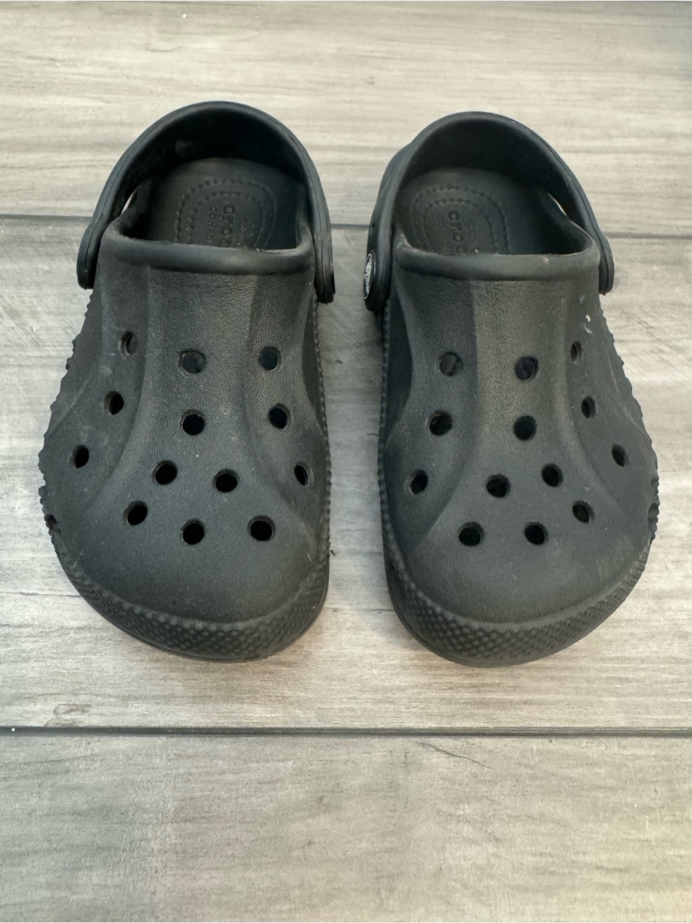 CROCS Kids Black Classic Clog Sandals